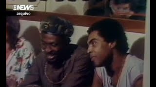 JORNAL HOJE (1982) - Jimmy Cliff e Gilberto Gil pelo Brasil