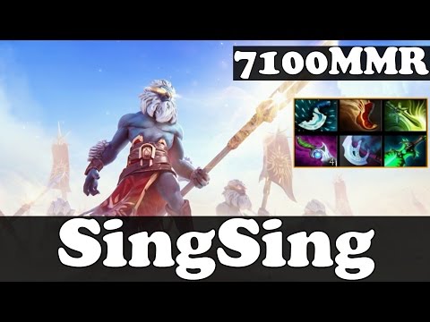 Dota 2 - SingSing 7100 MMR Plays Phantom Lancer - Ranked Match Gameplay