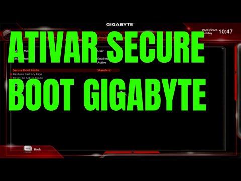 COMO ATIVAR INICIALIZAÇÃO SEGURA |  PLACA MAE GIGABYTE AMD | E CUIDADOS NECESSARIOS
