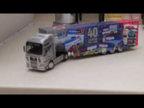 Herpa 1/87 MAN TGA RC KEYENCE DESK RUNNER Truck Trailer Sattelzug