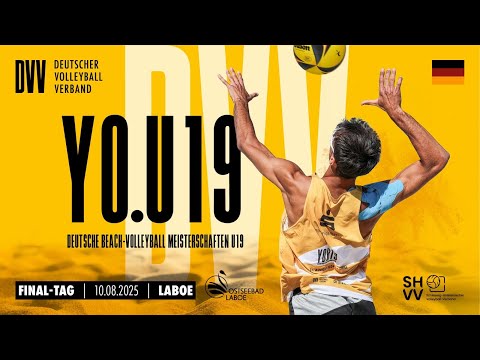 Finaltag (10.08.2025) Deutsche Beachvolleyball Meisterschaft U19 Laboe - Center Court