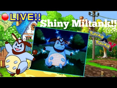 [LIVE!!] Shiny Miltank after 566 RE's in Pokémon X!
