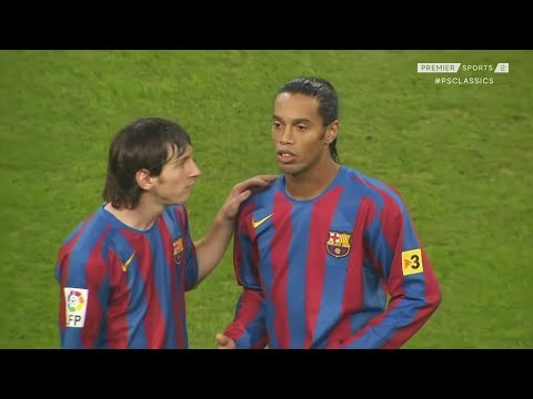 Fans came for prime Ronaldinho but stayed for young Messi