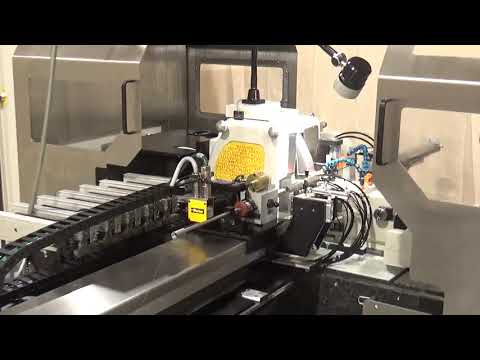 Royal Master Generation X guidewire grinding machine w/ cut to length loader and exit side unloader