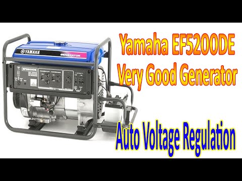 Yamaha EF6600DE, 6000 Running Watts 6600 Starting Watts, Gas Powered Portable Generator, CARB Compli