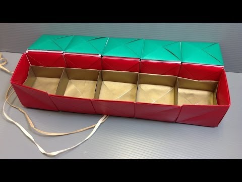 Origami Christmas Long Box Any Size for Holidays!