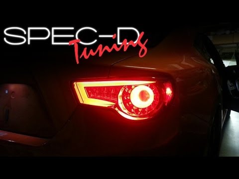 SPECDTUNING INSTALLATION VIDEO: 2013 SCION FRS AND SUBARU BRZ LED TAIL LIGHTS