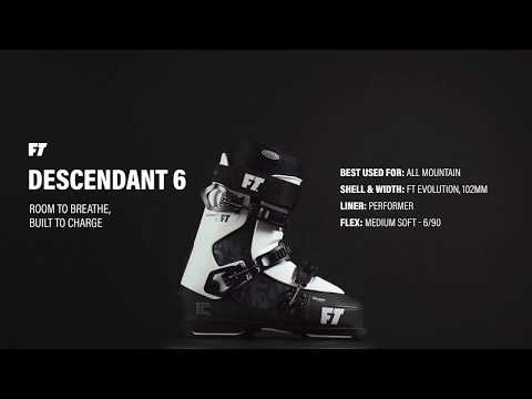 Full Tilt 2019/2020 Descendant 6 Ski Boots  - Room To Breathe, Room To Charge.