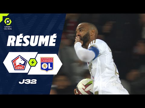 Resumen de Lille vs Olympique Lyonnais Jornada 32