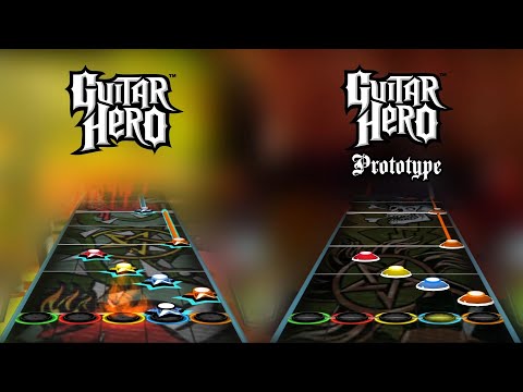 Guitar Hero 1 Prototype - "Crossroads" Chart Comparison