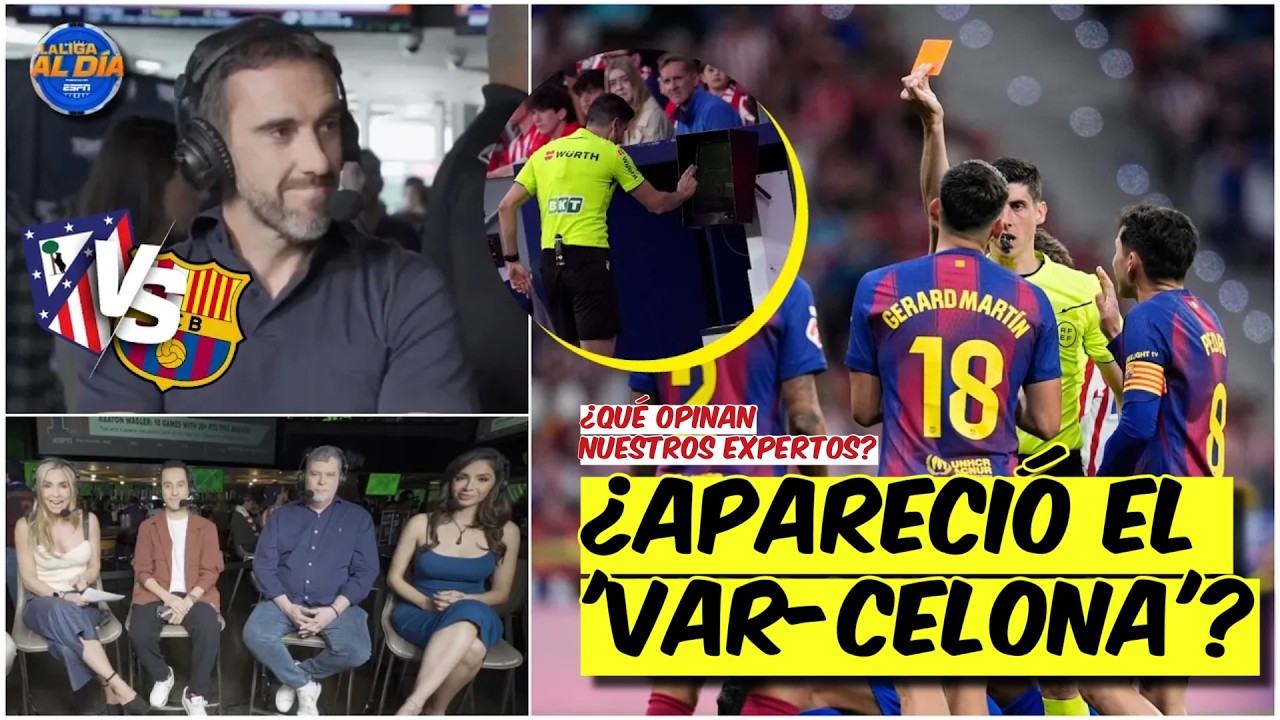 POLÉMICA en el Atlético de Madrid vs BARCELONA, ¿Gerard Martín debió ser EXPULSADO? | La Liga al Día