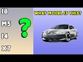 CAR MODEL QUIZ - Guess the BMW Car model (Very HARD)