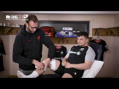 Tiger Tapes Rugby Taping Techniques | Knee Medial Joint Support