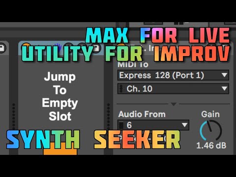 MaxForLive Demo - Jump To Empty Slot