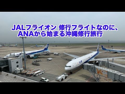 JALフライオン修行旅行なのに、ANAから始まる沖縄修行旅行