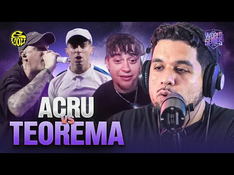 THE MOST FREESTYLE BATTLE IN A LONG TIME - Reaction to ACRU vs TEOREMA