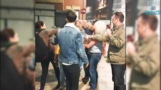 Bouncer Throws 3 Women To The Ground Who Were Attacking Him