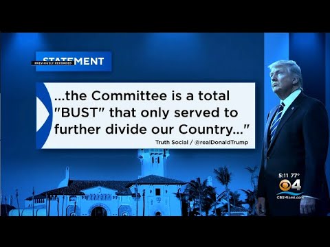 Donald Trump Responds To Subpoena In January 6 Investigation