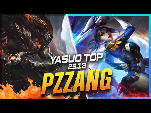 PZ ZZANG - Yasuo vs Fiora TOP Patch 25.13 - Grandmaster Yasuo Gameplay
