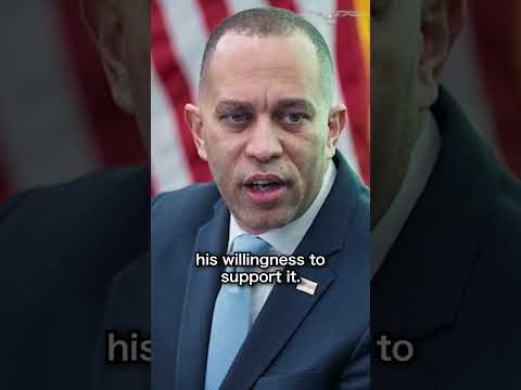 Jeffries doesn't budge on GOP funding bill after Schumer caves #shorts