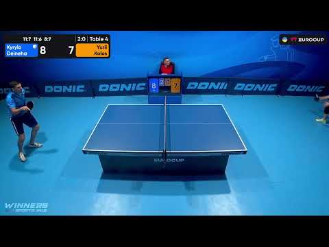 12:50 Kyrylo Deineha - Yurii Kolos 03.09.2023 TT Euro.Cup Ukraine  Professional.Table 4
