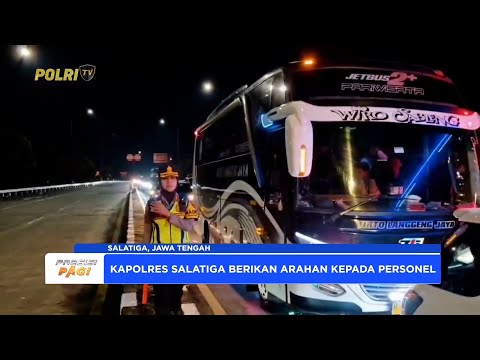 KAPOLRES SALATIGA ATUR ARUS BALIK MUDIK 2025
