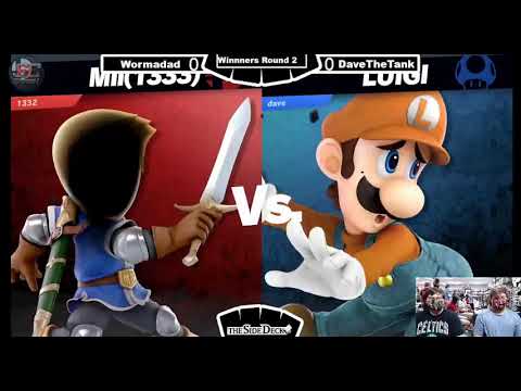 The Side Deck #75 - Wormadad (Mii Swordfighter) VS DaveTheTank(Luigi) - SSBU Winners