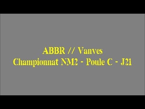 Retour sur le match... ABBR // Vanves