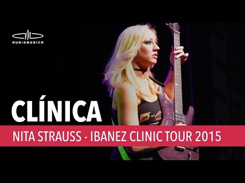 CLÍNICA con Nita Strauss | Ibanez Clinic Tour 2015 en Chile