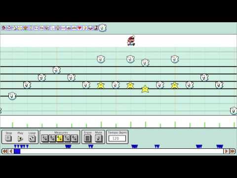 Animusic's Aqua Harp on Advanced Mario Sequencer