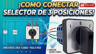 Download lagu ‼️como conectar  un selector  de 3 posiciones‼️ (forma fácil) 🤫 mp3