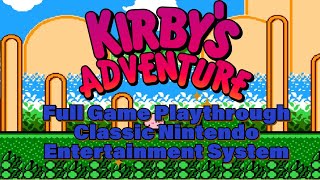 Kirby's Adventure NES Full Game Playthrough - Classic Nintendo Entertainment System Fun!