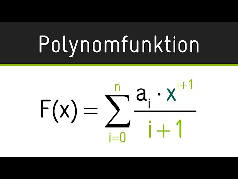 Stammfunktion — Polynomfunktion