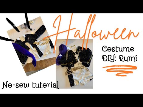 How to DIY KPop Demon Hunters Rumi Costume - No Sew