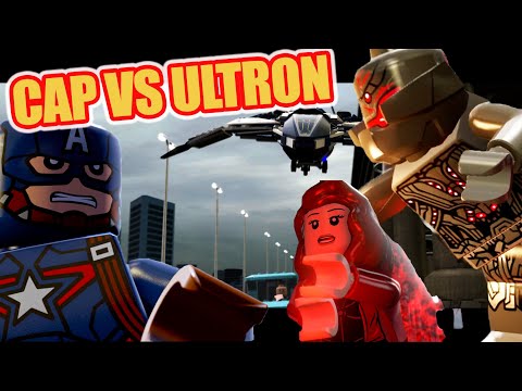 Wanda Betrays Ultron – New Vibranium Body Scene | LEGO Avengers 2K 60FPS #ultron