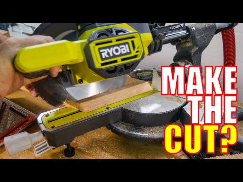 DIY or PRO? RYOBI 18V 7-1/4" Sliding Compound Miter Saw Review [PBT01B]