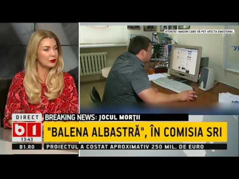 STIRI B1 TV- balena albastra, jocul mortii: AM VRUT SA VAD CAT REZIST