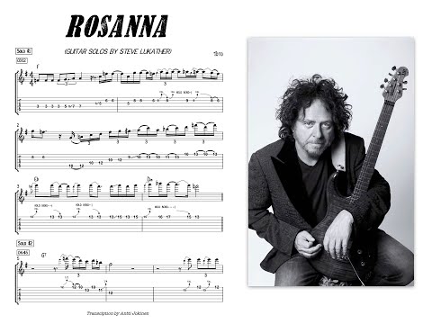 Rosanna guitar solos by Steve Lukather #toto #stevelukather