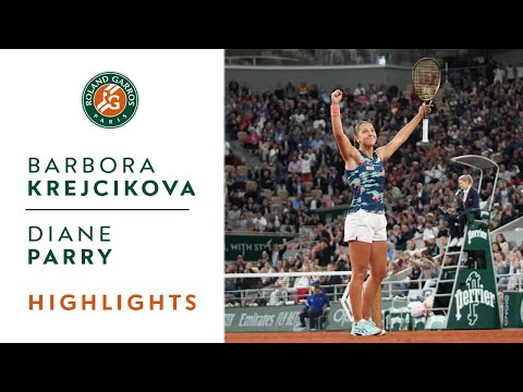 Barbora Krejcikova vs Diane Parry - Round 1 Highlights I Roland-Garros 2022