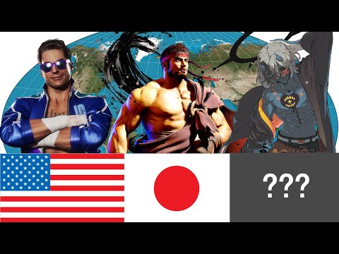 Where in the World are Fighting Game Characters From?