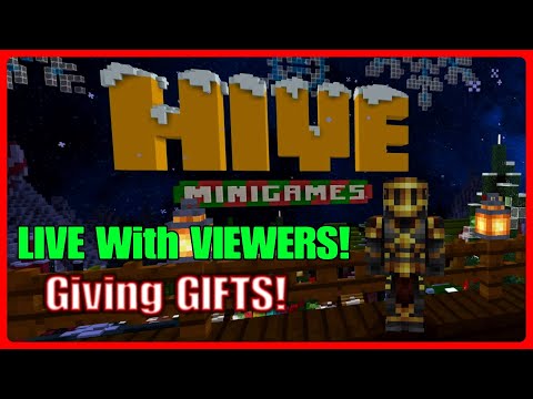 $50 Gift Stream - LIVE Minecraft Hive with VIEWERS
