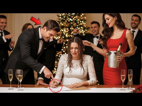 Unaware His Pregnant Wife Was a Trillionaire’s Daughter, She Tearfully Signed the Divorce Papers at…