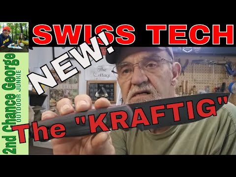 Unboxing And Field Testing The NEW Powerful Swiss Tech Kraftig Bush Craft Knife!