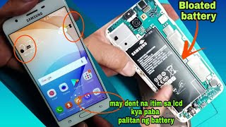 Samsung j7 Prime || Kaya Paba Palitan ng Battery Kahit may itim na ung Lcd || Succes kya ang Pagawa