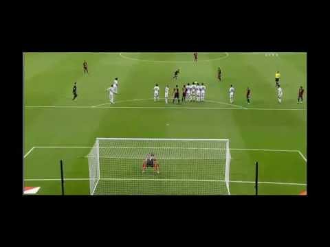 Messi Amazing Free Kick Goal0 (Real Madrid 2-1 Barca) 29.09.2012 Supercopa