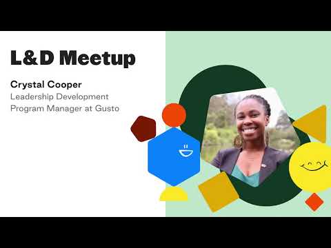 Gatheround Community Event: L&D Meetup featuring Gusto's Crystal Cooper