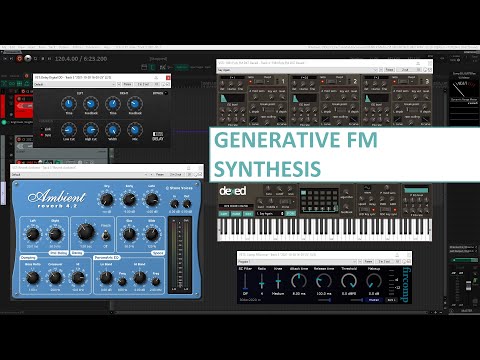 Generative-ish Dexed Percussion Patch Exploration