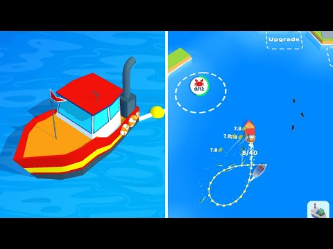 Circle the Fish All Levels Gameplay Android, iOS - Fishing Day Out - YouTube