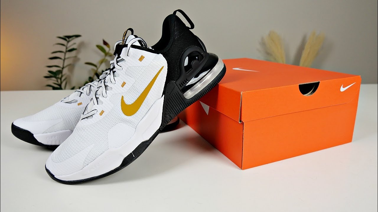 Unboxing/Reviewing The Nike Air Max Alpha Trainer 5 Gold (On Feet) 4K