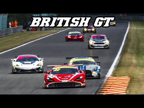 BRITISH GT race at Spa 2019 - 720s GT3, Continental, Vantage, AMG GT3, Mustang GT4, 570s, ...
